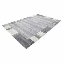 BAUHAUS Kurzflorteppich Feeling 500 Silber, 170 X 120 Cm, 100 % Polypropylen (Flor)