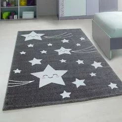 BAUHAUS Kurzflorteppich Kids 0610 Grau, 150 X 80 Cm, 100% Polypropylen -Angebote Fliesen Store 12 2414