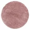 BAUHAUS Hochflorteppich Fluffy 3500 Rose, Durchmesser: 120 Cm, 100% Polypropylen