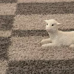 BAUHAUS Hochflorteppich Gala 2505 Taupe, 110 X 60 Cm, 100% Polypropylen -Angebote Fliesen Store 12 2515