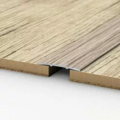 BAUHAUS LOGOCLIC Übergangsprofil 132 Eiche Grau, 1 M X 38 Mm X 2,5 Mm, Montageart: Kleben