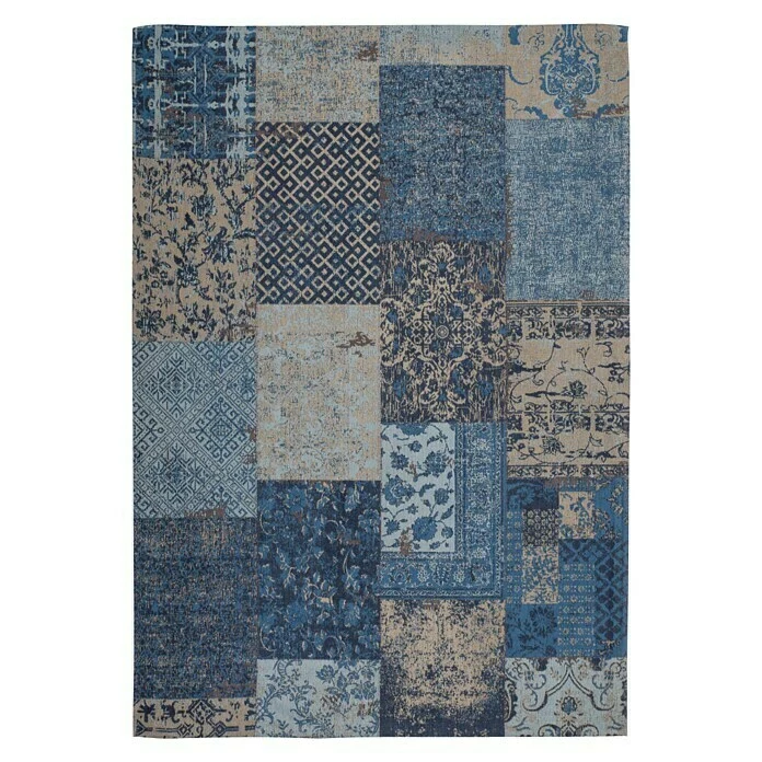 BAUHAUS Kayoom Teppich Jacquard Blau, L X B: 170 X 120 Cm, 100 % Baumwolle 1 BAUHAUS Kayoom Teppich Jacquard Blau, L X B: 170 X 120 Cm, 100 % Baumwolle