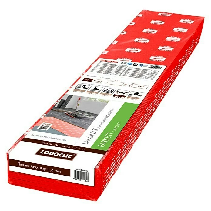 BAUHAUS LOGOCLIC Dämmunterlage Thermo Aquastop 6,02 M², Stärke: 1,6 Mm 1 BAUHAUS LOGOCLIC Dämmunterlage Thermo Aquastop 6,02 M², Stärke: 1,6 Mm