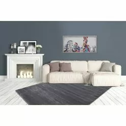 BAUHAUS Kurzflorteppich Softtouch Grau, 150 X 80 Cm, 100 % Polypropylen (Flor) -Angebote Fliesen Store 12 2616