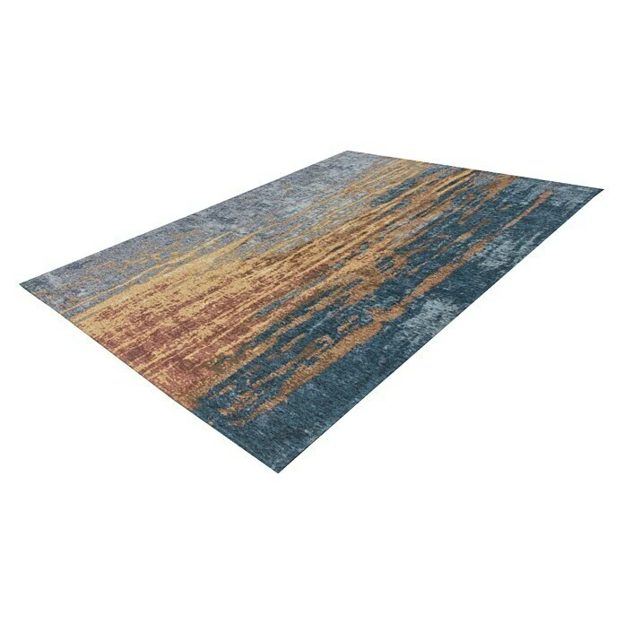 BAUHAUS Kayoom Flachgewebeteppich Blaze Beige/Blau, 170 X 115 Cm, 74 % Polyester 2 BAUHAUS Kayoom Flachgewebeteppich Blaze Beige/Blau, 170 X 115 Cm, 74 % Polyester – Bild 2