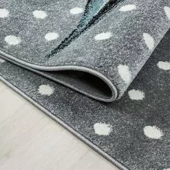 BAUHAUS Kurzflorteppich Kids 0580 Blau, 230 X 160 Cm, 100% Polypropylen -Angebote Fliesen Store 12 2652