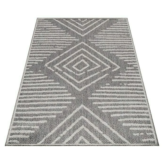 BAUHAUS Flachgewebeteppich Aruba 4902 Grau, 230 X 160 Cm, 100% Polypropylen 2 BAUHAUS Flachgewebeteppich Aruba 4902 Grau, 230 X 160 Cm, 100% Polypropylen – Bild 2