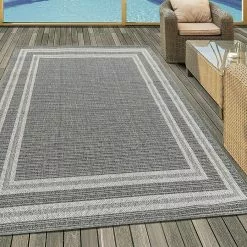 BAUHAUS Flachgewebeteppich Aruba 4901 Grau, 290 X 200 Cm, 100% Polypropylen -Angebote Fliesen Store 12 2679