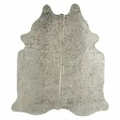 BAUHAUS Esbeco Deko-Kuhfell Gefleckt Silber, 100 % Echtfell, Fläche Ca.: 3,5 M²