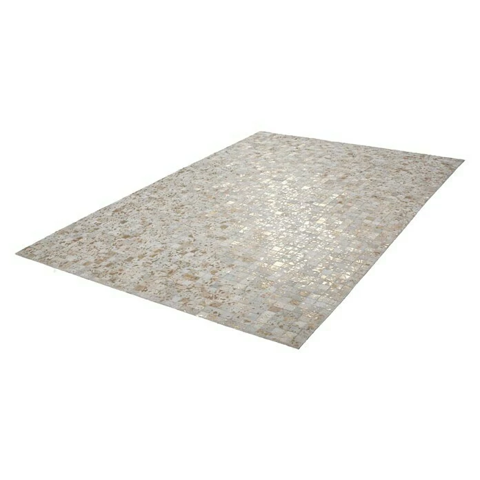 BAUHAUS Kayoom Echtlederteppich Rocket I Elfenbein/Gold, 170 X 120 Cm, 100 % Leder 2 BAUHAUS Kayoom Echtlederteppich Rocket I Elfenbein/Gold, 170 X 120 Cm, 100 % Leder – Bild 2