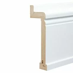 BAUHAUS Rohrabdeckleiste Weiß, 2,5 M X 68 Mm X 190 Mm, Profiliert