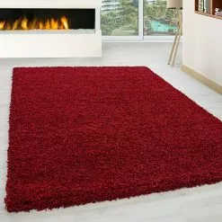 BAUHAUS Hochflorteppich Life 1500 Rot, 340 X 240 Cm, 100% Polypropylen -Angebote Fliesen Store 12 2759