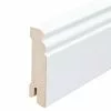BAUHAUS Sockelleiste Weiß, 2,44 M X 1,8 Cm X 9,6 Cm, Profiliert