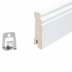 BAUHAUS Sockelleiste Weiß, 2,44 M X 1,8 Cm X 9,6 Cm, Profiliert 10 BAUHAUS Sockelleiste Weiß, 2,44 M X 1,8 Cm X 9,6 Cm, Profiliert -Angebote Fliesen Store 12 2788