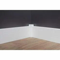 BAUHAUS Sockelleiste Weiß, 2,4 M X 16 Mm X 58 Mm, Gerade -Angebote Fliesen Store 12 2818