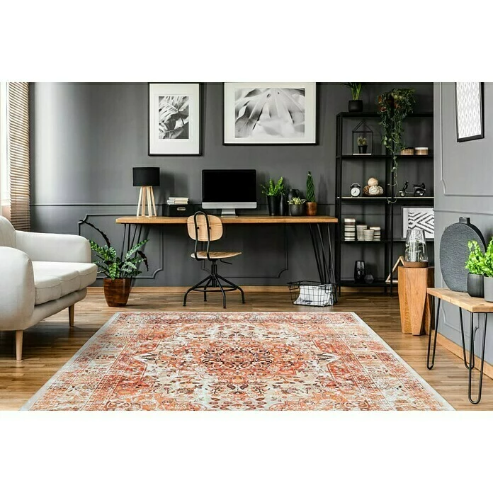 BAUHAUS Kayoom Flachgewebeteppich Galaxy Orange, 290 X 200 Cm, 100 % Polyester 4 BAUHAUS Kayoom Flachgewebeteppich Galaxy Orange, 290 X 200 Cm, 100 % Polyester – Bild 4