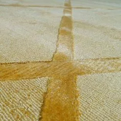 BAUHAUS Kayoom Kurzflorteppich Luxury 210 Gelb, 230 X 160 Cm, 100 % Viskose -Angebote Fliesen Store 12 2860