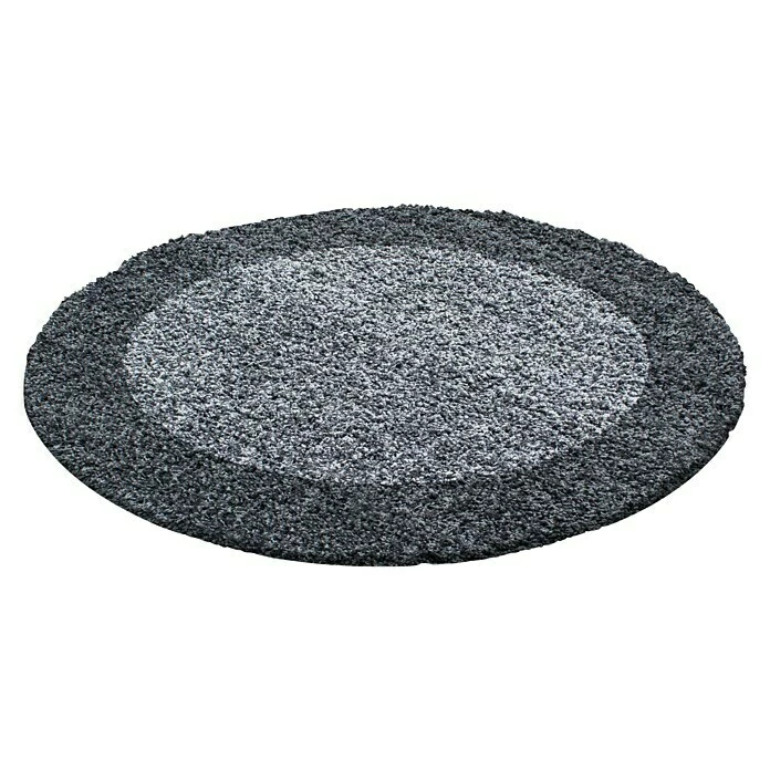 BAUHAUS Hochflorteppich Life 1503 Grau, Durchmesser: 120 Cm, 100% Polypropylen 1 BAUHAUS Hochflorteppich Life 1503 Grau, Durchmesser: 120 Cm, 100% Polypropylen