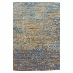 BAUHAUS Kayoom Flachgewebeteppich Blaze Multi/Blau, 290 X 195 Cm, 74 % Polyester