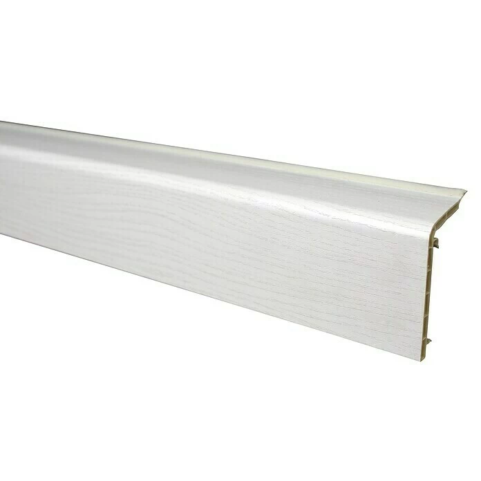 BAUHAUS Marley Sockelleiste 2 M, Esche Weiß 1 BAUHAUS Marley Sockelleiste 2 M, Esche Weiß