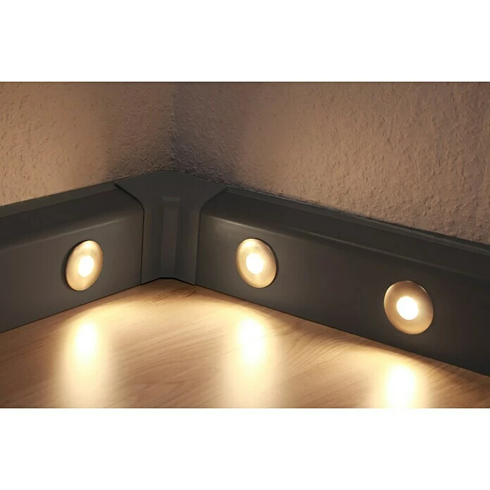 BAUHAUS Marley Sockelleiste 2 M, Esche Weiß 2 BAUHAUS Marley Sockelleiste 2 M, Esche Weiß – Bild 2