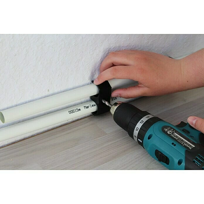 BAUHAUS Marley Sockelleiste 2 M, Esche Weiß 4 BAUHAUS Marley Sockelleiste 2 M, Esche Weiß – Bild 4