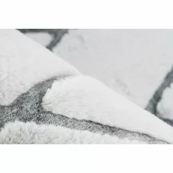 BAUHAUS Kayoom Hochflorteppich Vivica 225 Weiß/Anthrazit, 230 X 160 Cm, 100 % Polyester -Angebote Fliesen Store 12 2965