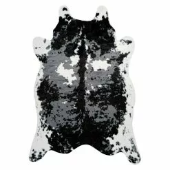 BAUHAUS Kayoom Deko-Kunstfell Desert Schwarz/Weiß, 230 X 160 Cm, 85 % Acrylic, 15 % Polyester