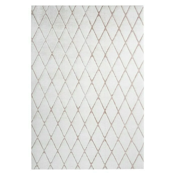 BAUHAUS Kayoom Hochflorteppich Vivica 225 Weiß/Rosé, 230 X 160 Cm, 100 % Polyester 1 BAUHAUS Kayoom Hochflorteppich Vivica 225 Weiß/Rosé, 230 X 160 Cm, 100 % Polyester