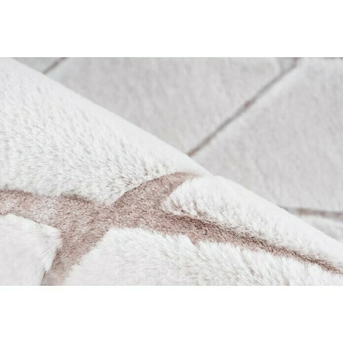 BAUHAUS Kayoom Hochflorteppich Vivica 225 Weiß/Rosé, 230 X 160 Cm, 100 % Polyester 3 BAUHAUS Kayoom Hochflorteppich Vivica 225 Weiß/Rosé, 230 X 160 Cm, 100 % Polyester – Bild 3