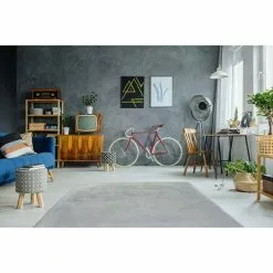 BAUHAUS Kayoom Hochflorteppich Rabbit Grau/Blau, 230 X 160 Cm, 100 % Polyester -Angebote Fliesen Store 12 3025