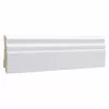 BAUHAUS Sockelleiste Weiß, 2,4 M X 16 Mm X 58 Mm, Profiliert