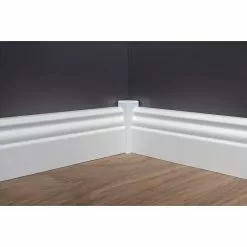 BAUHAUS Sockelleiste Weiß, 2,4 M X 16 Mm X 58 Mm, Profiliert 6 BAUHAUS Sockelleiste Weiß, 2,4 M X 16 Mm X 58 Mm, Profiliert -Angebote Fliesen Store 12 3052