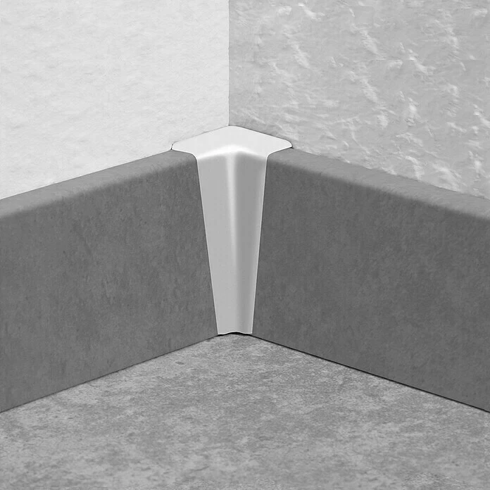 BAUHAUS LOGOCLIC Innenecke K40 C Silber, 2 Stk., Passend Für: LOGOCLIC Sockelleiste K40 C 1 BAUHAUS LOGOCLIC Innenecke K40 C Silber, 2 Stk., Passend Für: LOGOCLIC Sockelleiste K40 C