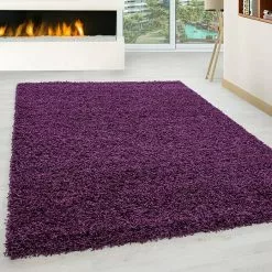 BAUHAUS Hochflorteppich Life 1500 Lila, 340 X 240 Cm, 100% Polypropylen -Angebote Fliesen Store 12 3064