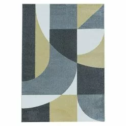 BAUHAUS Kurzflorteppich Efor 3711 Gelb, 250 X 80 Cm, 100% Polypropylen