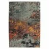 BAUHAUS Kayoom Flachgewebeteppich Blaze Braun/Multi, 290 X 195 Cm, 74 % Polyester