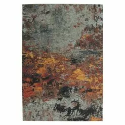BAUHAUS Kayoom Flachgewebeteppich Blaze Braun/Multi, 290 X 195 Cm, 74 % Polyester