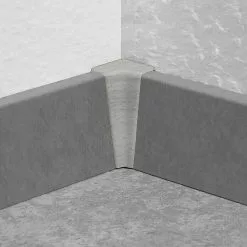 BAUHAUS LOGOCLIC Innenecke K40 C Buche Grau, 2 Stk., Passend Für: LOGOCLIC Sockelleiste K40 C