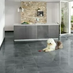 BAUHAUS Art-Tec By Palazzo Sockelfliese Lapato 7 X 60 Cm, Graphit, Schimmernd -Angebote Fliesen Store 12 3190