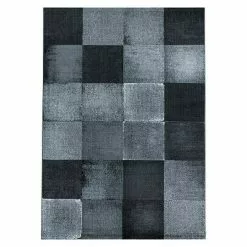 BAUHAUS Kurzflorteppich Costa 3526 Schwarz, 290 X 200 Cm, 100% Polypropylen