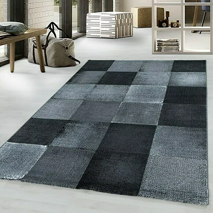 BAUHAUS Kurzflorteppich Costa 3526 Schwarz, 290 X 200 Cm, 100% Polypropylen 6 BAUHAUS Kurzflorteppich Costa 3526 Schwarz, 290 X 200 Cm, 100% Polypropylen – Bild 6
