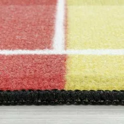 BAUHAUS Kurzflorteppich Play 2912 Rot, 140 X 120 Cm, 100% Polyamide -Angebote Fliesen Store 12 3330