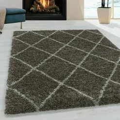 BAUHAUS Hochflorteppich Alvor 3401 Taupe, 150 X 80 Cm, 100% Polypropylen -Angebote Fliesen Store 12 3373