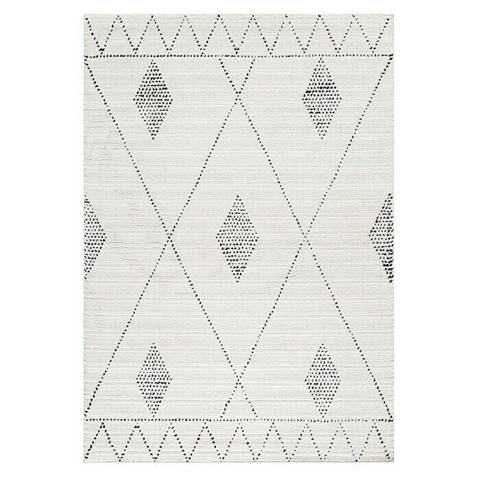 BAUHAUS Kurzflorteppich Taznaxt 5107 Cream, 230 X 160 Cm, 100% Polyester 1 BAUHAUS Kurzflorteppich Taznaxt 5107 Cream, 230 X 160 Cm, 100% Polyester