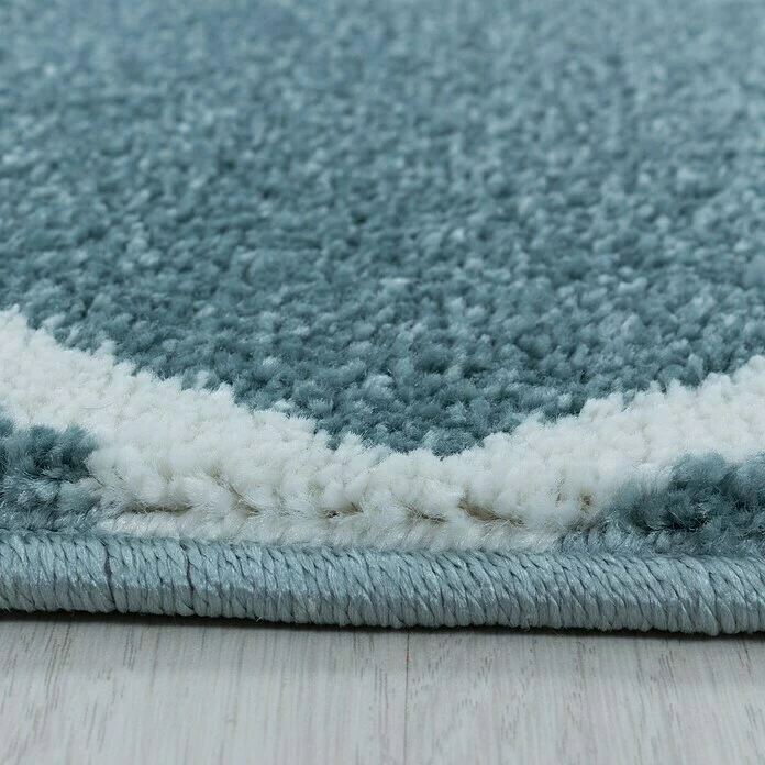 BAUHAUS Hochflorteppich Rio 4601 Blau, 150 X 80 Cm, 100% Polypropylen 3 BAUHAUS Hochflorteppich Rio 4601 Blau, 150 X 80 Cm, 100% Polypropylen – Bild 3