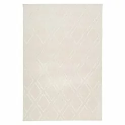 BAUHAUS Kayoom Kurzflorteppich Monroe III Creme, 150 X 80 Cm, 100 % Polyester