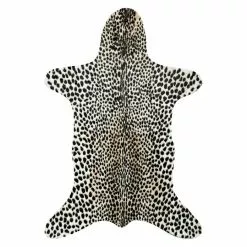 BAUHAUS Deko-Kunstfell Rodeo Gepard, Beige/Schwarz, 200 X 150 Cm, 100 % Polyester