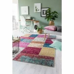 BAUHAUS Teppich Prima Bunt, 230 X 160 Cm, 100 % Polyester -Angebote Fliesen Store 12 3443