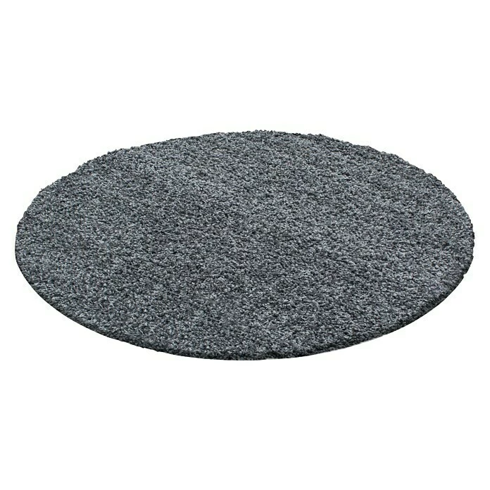 BAUHAUS Hochflorteppich Dream 4000 Grau, Durchmesser: 80 Cm, 100% Polypropylen 1 BAUHAUS Hochflorteppich Dream 4000 Grau, Durchmesser: 80 Cm, 100% Polypropylen